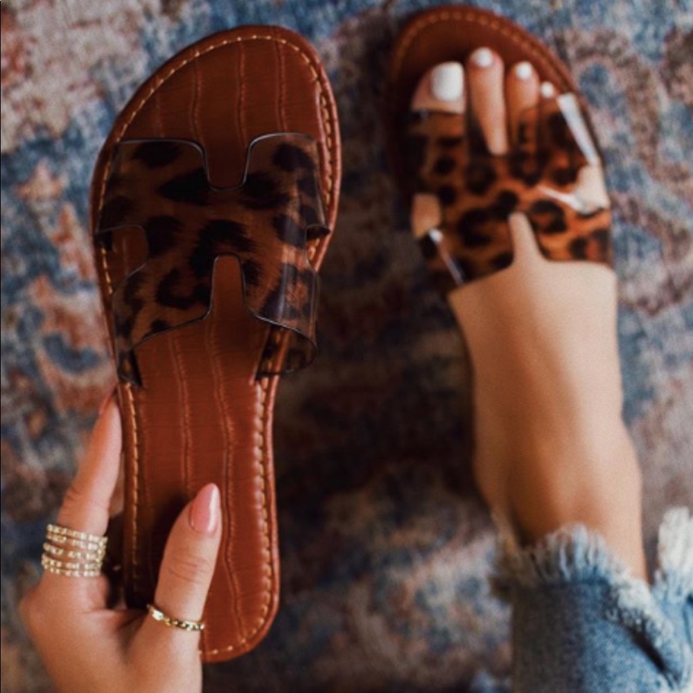 NEW Lizzy Leopard Sandal